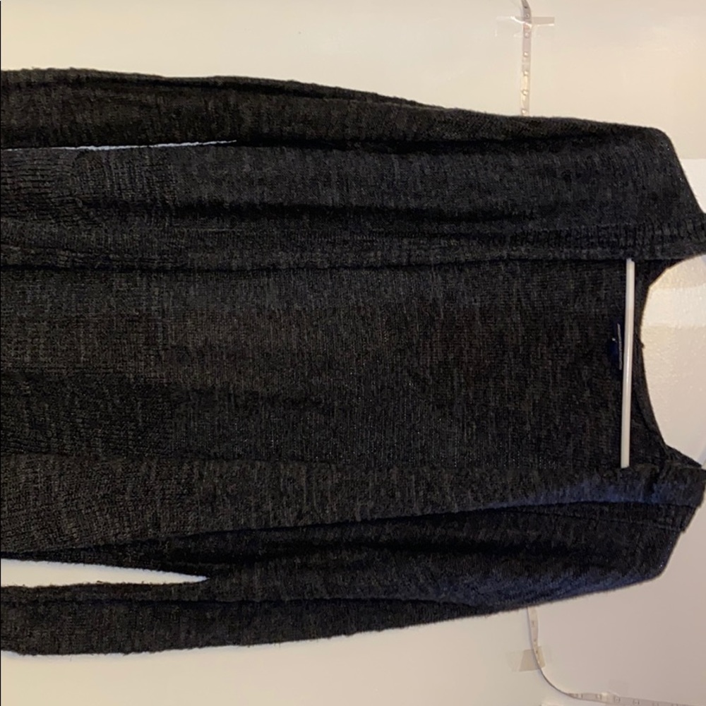 hooded cardigan